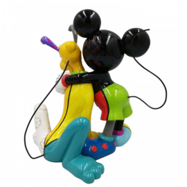 Mickey & Pluto Figurine H21cm Disnney by Britto 6007094  retired * uitverkocht