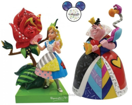 Alice & Queen of Hearts - Set van 2 beelden - Disney by Britto retired * superaanbieding