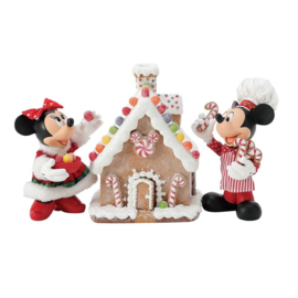 Mickey and Minnie's Gingerbread House H13cm Disney by D56 6016447