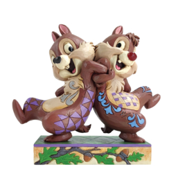 Chip & Dale - Jim Shore 6011932  Knabbel en Babbel , retired * 