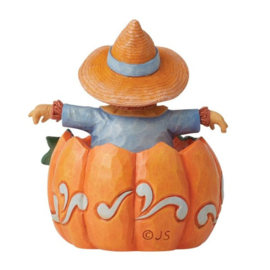 Harvest Mini Pumpkin & Scarecrow H9cm Jim Shore 6012759  incl. porto in NL