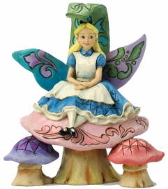 Alice on Mushroom   H17cm  Jim Shore , retired , 4037506  retailer exclusive for Europe *