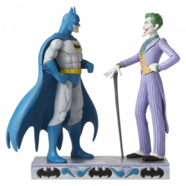 Batman and The Joker Figurine H23,5cm  Jim Shore 6005982 retired laatste exemplaren