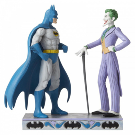 Batman and The Joker Figurine H23,5cm  Jim Shore 6005982 retired laatste exemplaar *