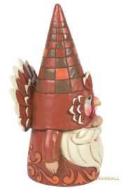 Gnome Turkey H 16 cm Jim Shore 6014496 , retired item.
