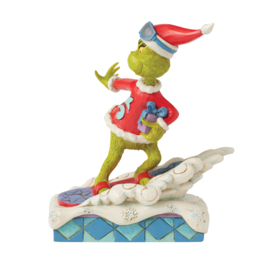 Grinch Snowboarding H15cm Jim Shore 6017066