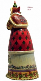 Light of the season Lapland Santa  27 cm Jim Shore Kerstman uit 2009 RETIRED , laatste exemplaren *