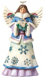 Set van 2 Engelen H25cm "Winter`s Wonders"&"May Blessings Fall Upon You" Jim Shore *