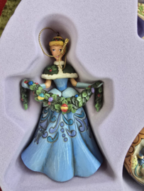 Cinderella Holiday Ornament set uit 2009 Jim Shore 4011042 , sold out