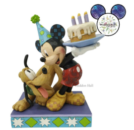 Mickey & Pluto H16cm Jim Shore 6007058 retired * beperkte voorraad