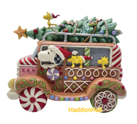 Snoopy "Gingerbread Joyride" H14,5cm Jim Shore 6017238