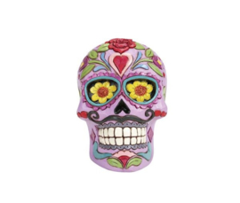 Day of the Dead Dod Purple Skull H10cm Jim Shore 6012755