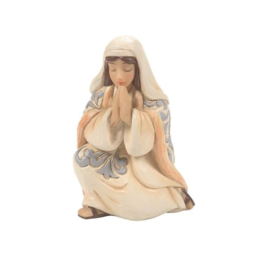 White Woodland Nativity Family H20cm Set van 4 Jim Shore 6012688 retired *