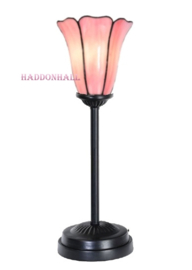 8187 Tafellamp H45cm met Tiffany kap Ø15cm Liseron Pink