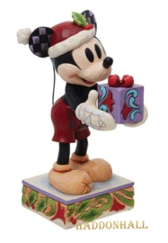 Mickey with Present H15cm Jim Shore 6013060