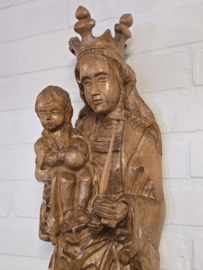 Madonna met Kind H80cm Hout