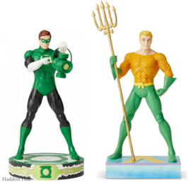 Green Lantern & Aquaman - Set va 2 Jim Shore Figurines retired *