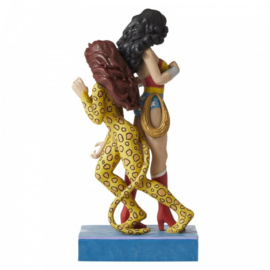 Wonder Woman and Cheetah Figurine H22cm Jim Shore 6005983 , retired *