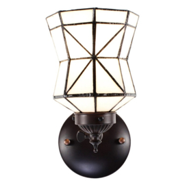 6204 * Wandlamp met Tiffany kap Ø15cm Paris
