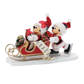 Mickey & Minnie* "Fun on Ice" H18cm Possible Dreams by D56 6014775