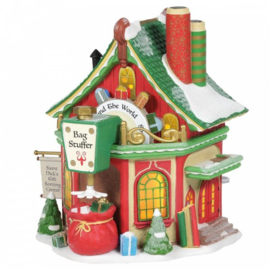 Saint Nick's Gift Sorting Center H16cm VIllage by D56 A30311 retired . laatste exemplaren.