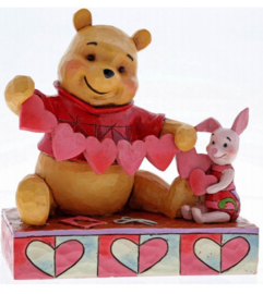 WINNIE THE POOH  Handmade Valentines  H 12cm Jim Shore 4059746