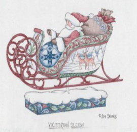 Victorian Santa in Sleigh H18cm - Jim Shore 6009493 retired *