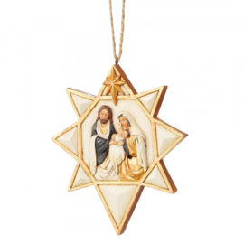 Black & Gold - Nativity Star H11,5cm Ornament Jim Shore 6004206 retired *