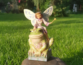Have You Kissed a Frog Today?  H 13cm Jim Shore  4014980   2009 retired , laatste exemplaar