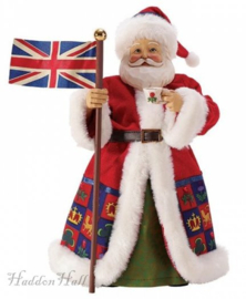 British Santa "Cup of Tea" H27cm Jim Shore by D56 6008573