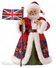 British Santa "Cup of Tea" H27cm Jim Shore by D56 6008573 retired