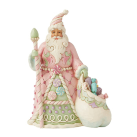 Pastel Candy Santa "Sweet Treat Santa" Jim Shore 6017018