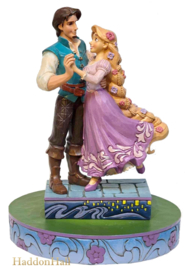 Rapunzel & Flynn "My New Dream" H19cm + Jim Shore Base Color Ø16cm 6013071