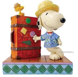 Snoopy & Woodstock on Vacation  *H13,cm Jim Shore 6014337 aanbieding