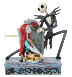 Nightmare - "A Grave Affair" Jack & Sally Gravestone H17,5cm Jim Shore 6016594 ,  retired