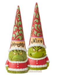 Grinch Gnome Naughty & Nice H19cm Jim Shore 6012704