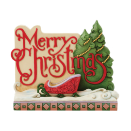 Lodge Figurine "Sleighing Through the Pines" Jim Shore 6017033