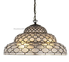 6080 * Hanglamp Tiffany Ø51cm Perle Fumée