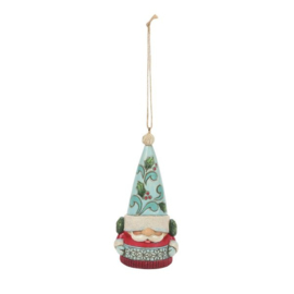 Gnome with Snowbuddy & Gnome Hanging Ornament - Set van 2 - Jim Shore , retired *