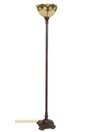 5918 Vloerlamp H180cm met Tiffany kap Ø30cm Luna