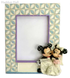 Set van 2 Photoframe Mickey & Minnie - Belle & The Beast H18cm Jim Shore Retired *