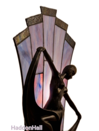 NPA18680 * Tafellamp Tiffany H48cm Art Deco Dame