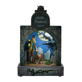 Haunted Mansion Ghostly Graveyard LED Diorama H22 cm Jim Shore 6017932 PREORDER