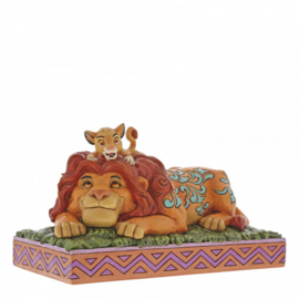 Lion King Simba & Nala - Mufasa & Simba - Set van 2 Jim Shore beelden, both  retired *