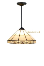 3087 Pendant Zwart met Tiffany kap Ø32cm Serenity
