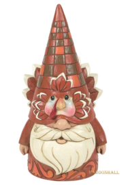 Gnome Turkey H 16 cm Jim Shore 6014496 , retired item.