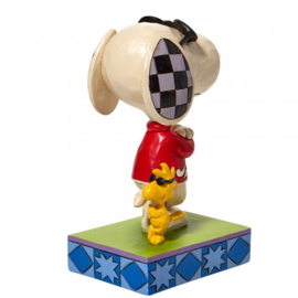 Joe Cool Snoopy & Woodstock * H8cm Jim Shore 6010115 Peanuts 