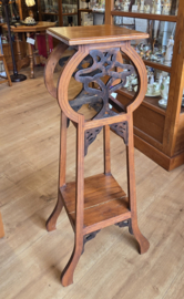 Plantentafel Jugendstil H114cm "Charles" Massief Teakhout