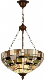 1143 8842 * Hanglamp Tiffany Ø50cm  Art Deco Green