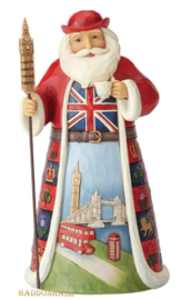British Santa  "A British Christmas" H18cm Jim Shore 60101452, retired